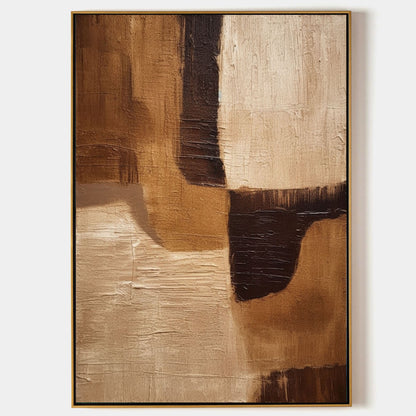 Beige & Brown Abstract #BBA 0020