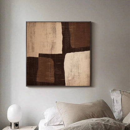 Beige & Brown Abstract #BBA 003