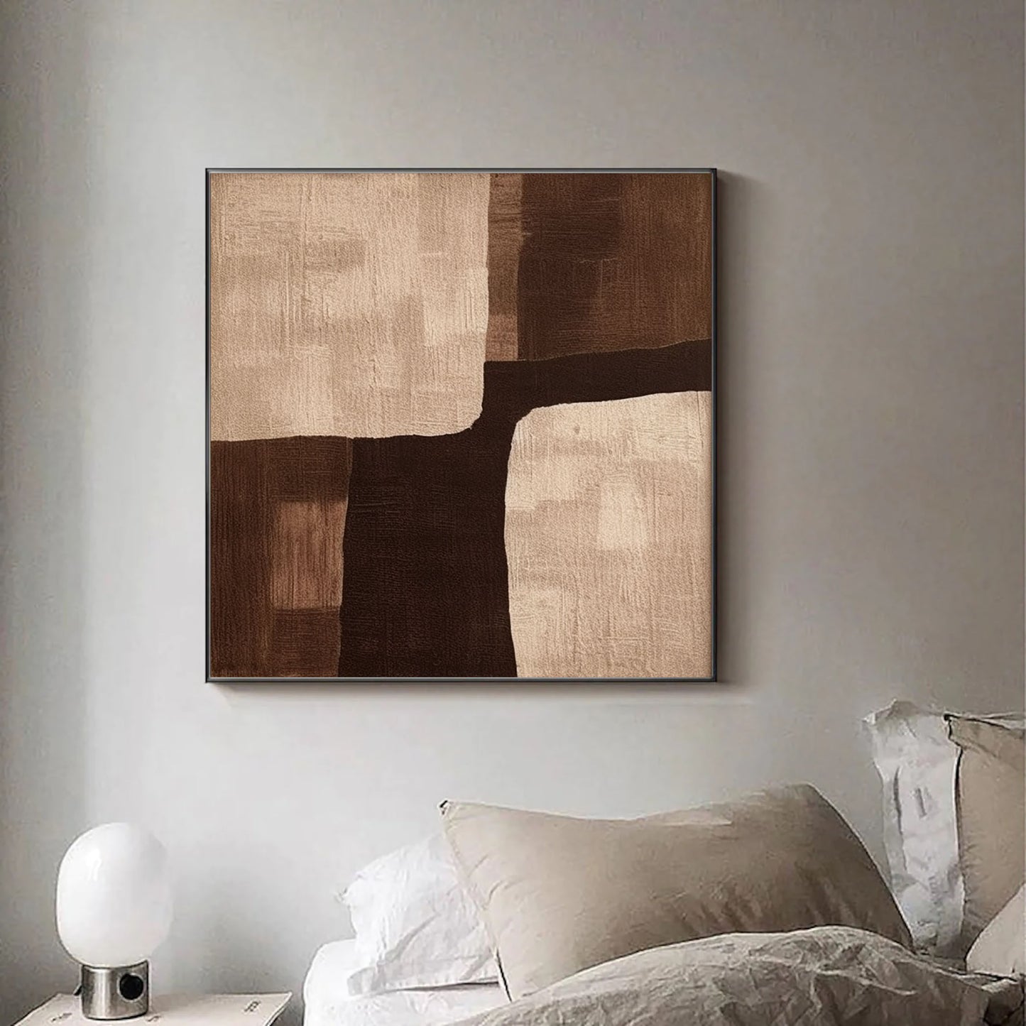 Beige & Brown Abstract #BBA 002