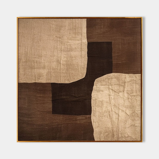 Beige & Brown Abstract #BBA 008