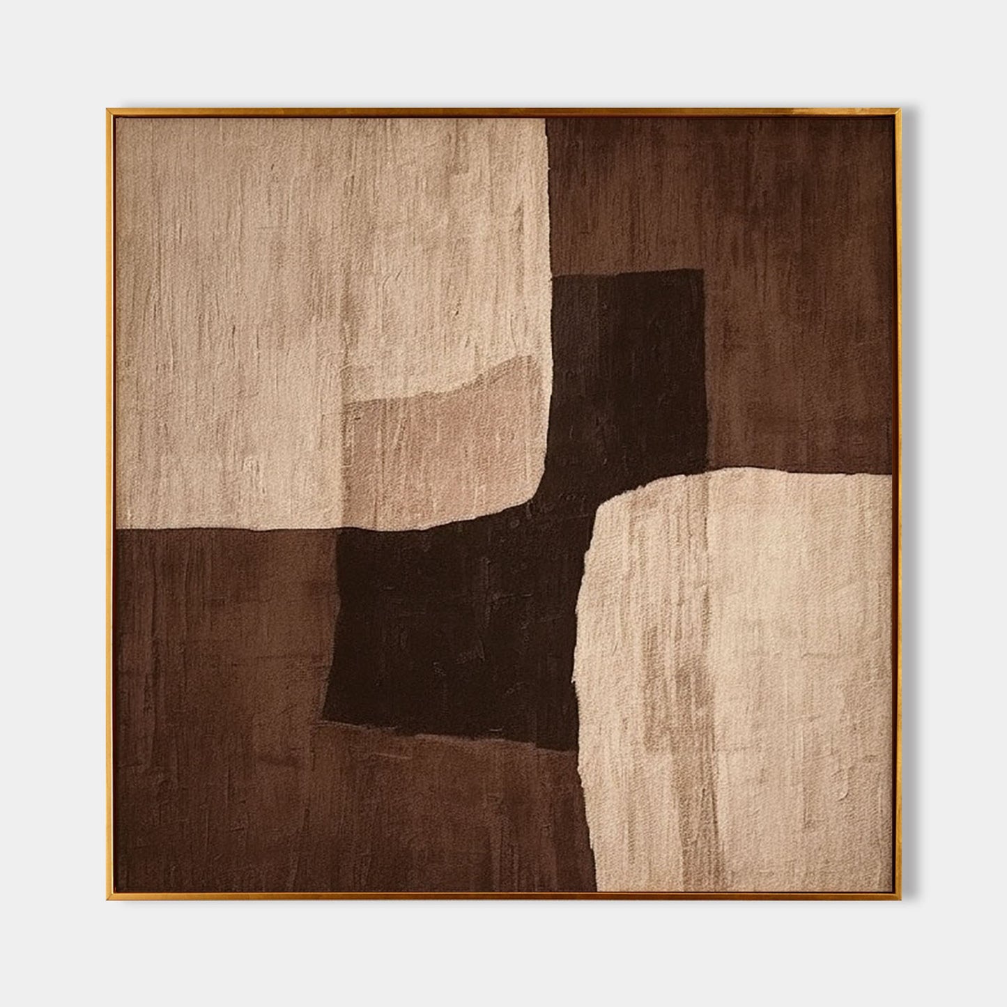 Beige & Brown Abstract #BBA 006