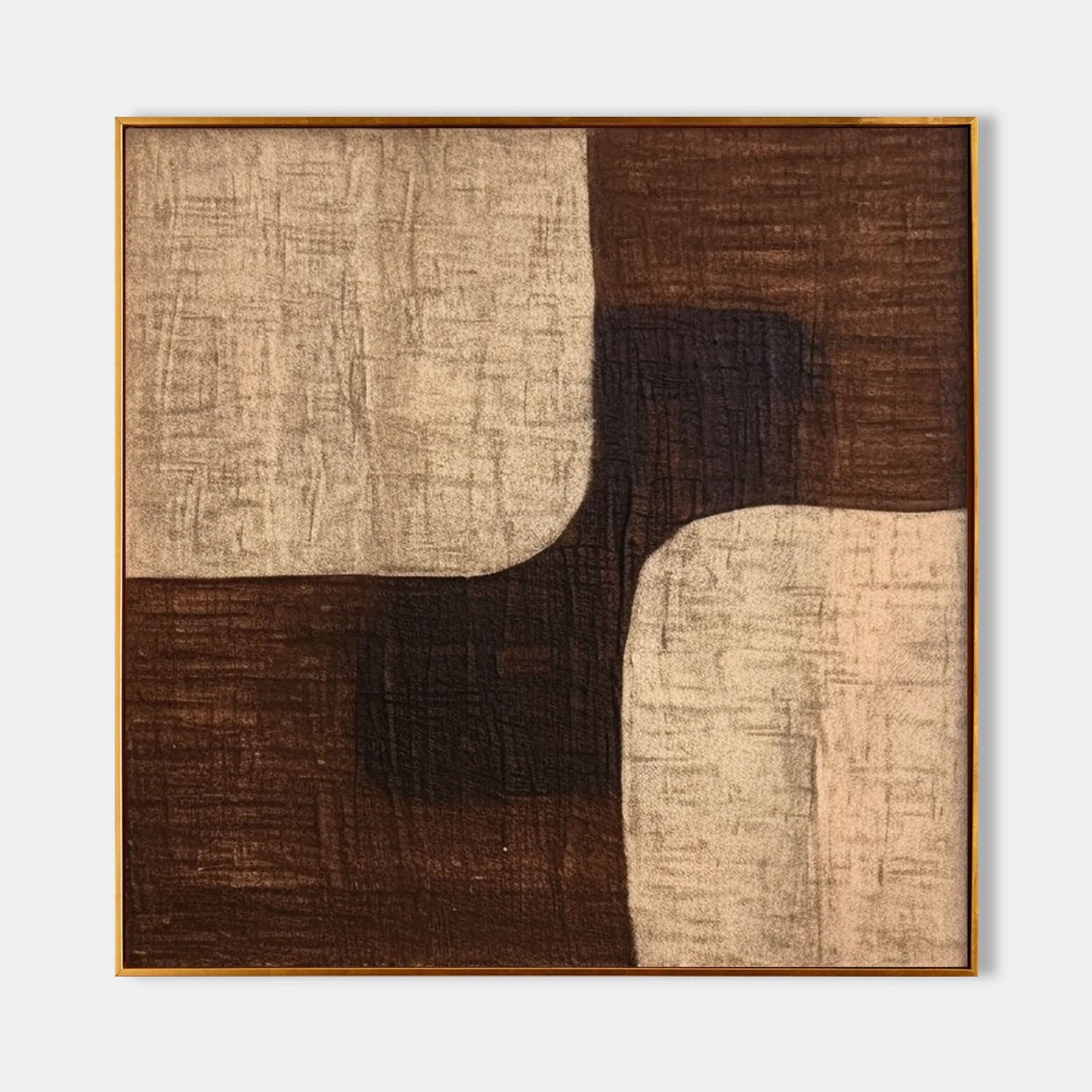 Beige & Brown Abstract #BBA 004