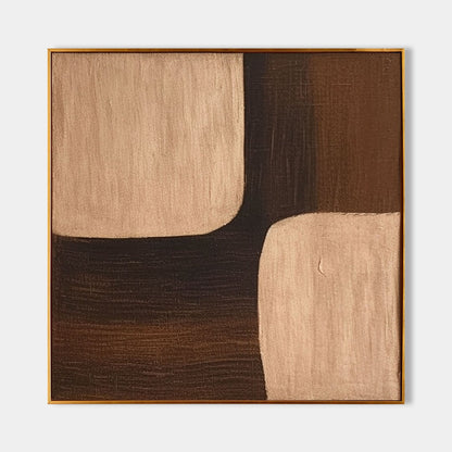 Beige & Brown Abstract #BBA 005