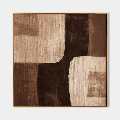 Beige & Brown Abstract #BBA 001