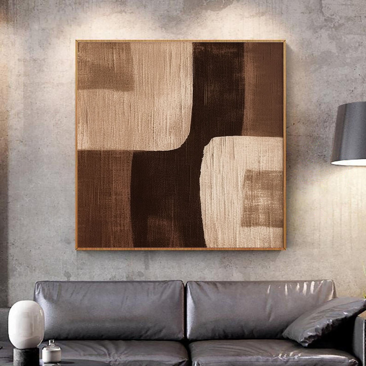 Beige & Brown Abstract #BBA 001