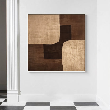 Beige & Brown Abstract #BBA 008