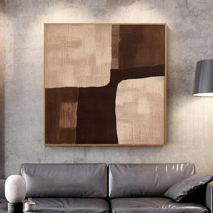 Beige & Brown Abstract #BBA 002