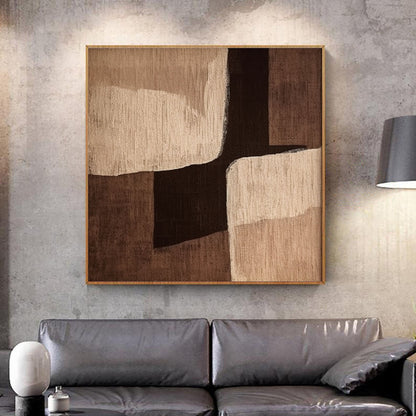 Beige & Brown Abstract #BBA 007