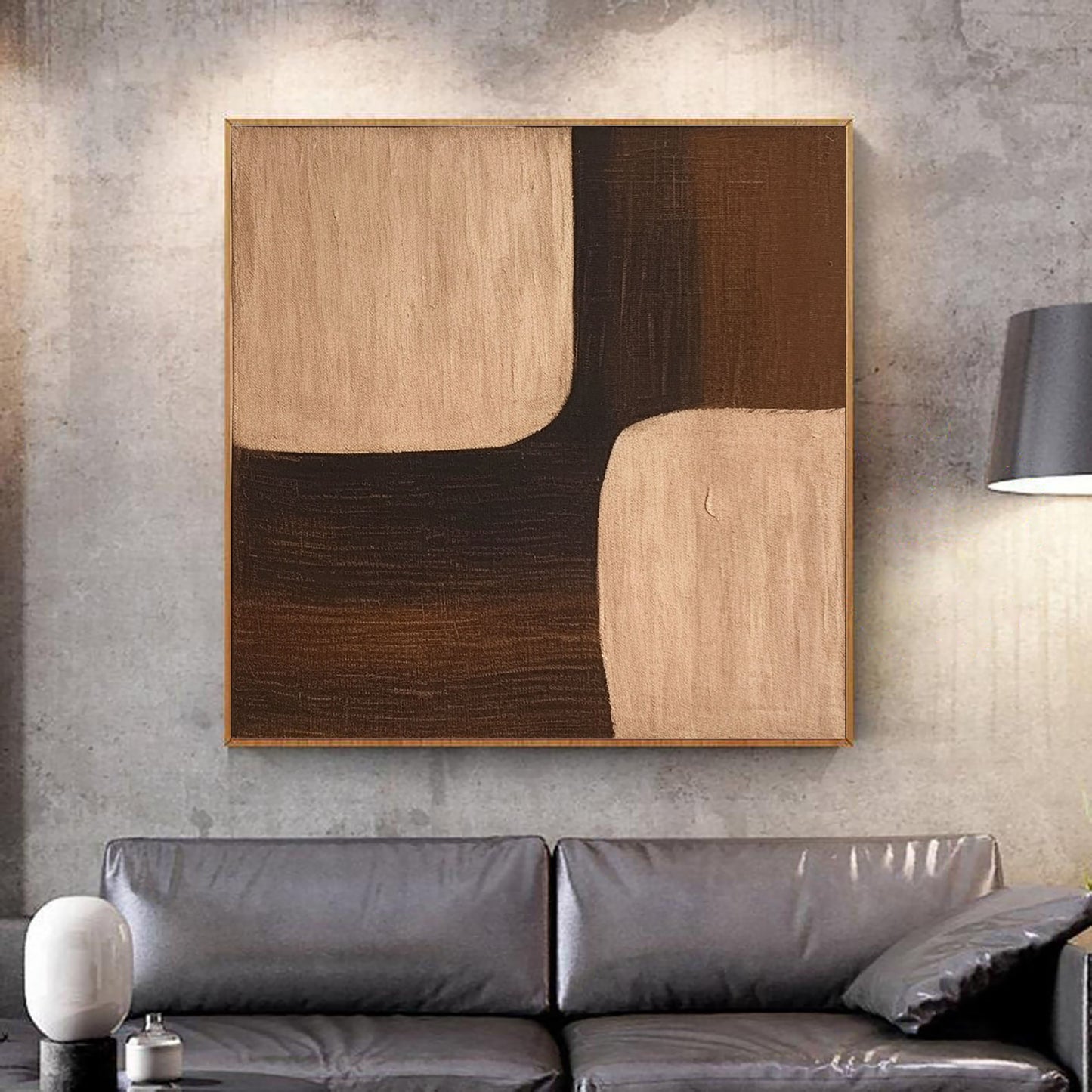 Beige & Brown Abstract #BBA 005